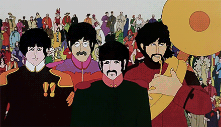 The Beatles Animation GIF - Find & Share on GIPHY