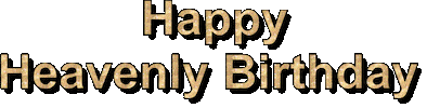 Happy Heavenly Birthday Sticker