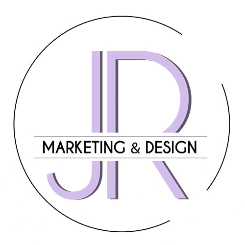 JRMarketingDesign logo design marketing purple GIF