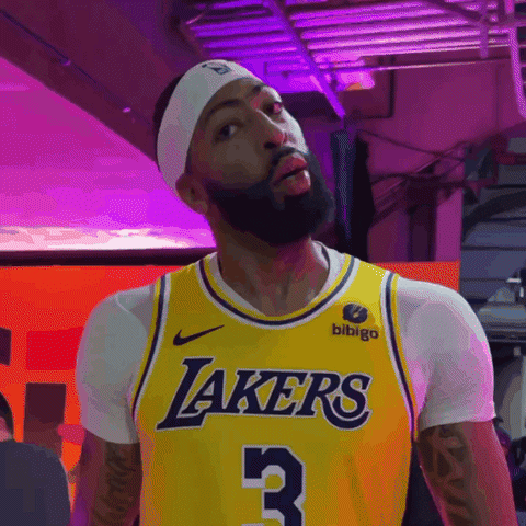 Surprised Los Angeles Lakers GIF by NBA