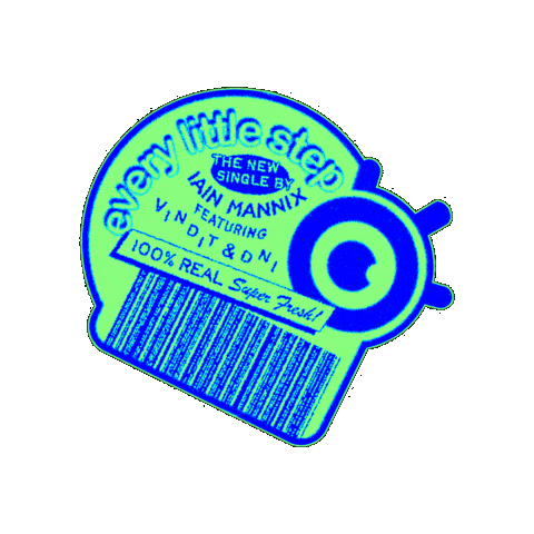 Every Little Step Remix Sticker by Iain Mannix