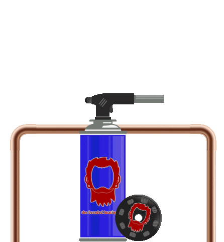 thebeardedheatingco Sticker