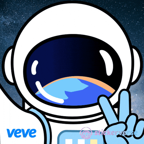 Peace Out Space GIF by VeVe