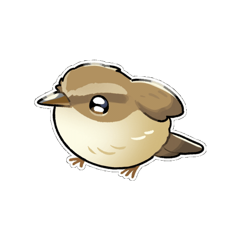 Bird 鳥 Sticker