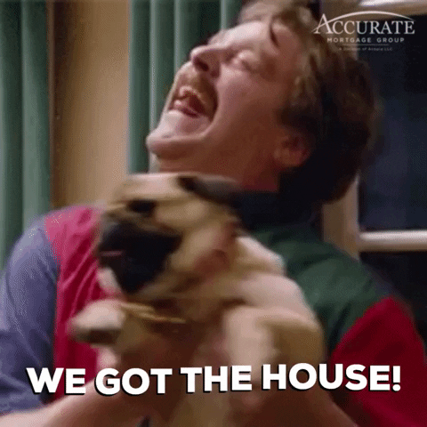 accuratemortgage house happy dance mortgage amg GIF