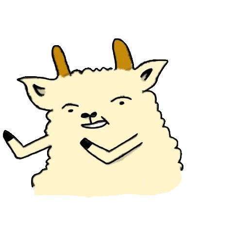 Happy Cartoon Sticker