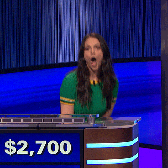Celebrity Jeopardy Wow GIF by Jeopardy!