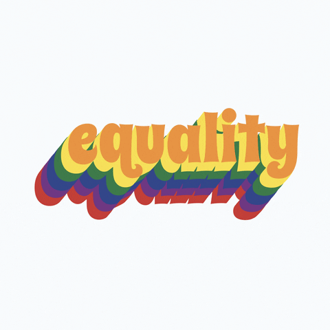 Gay Pride Rainbow GIF by Kelley Bren Burke