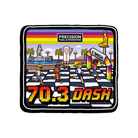 Ironman Dash Sticker by PF&H