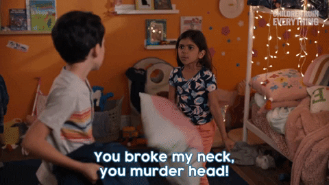 Angry Brother Sister GIF by Children Ruin Everything - Find & Share on GIPHY