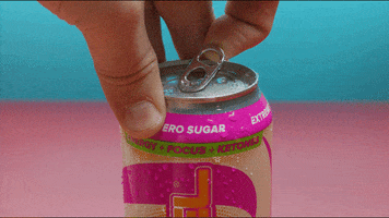 Energy Drink Crack A Cold One GIF by G FUEL