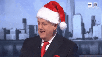 Santa Hat Wow GIF by YES Network