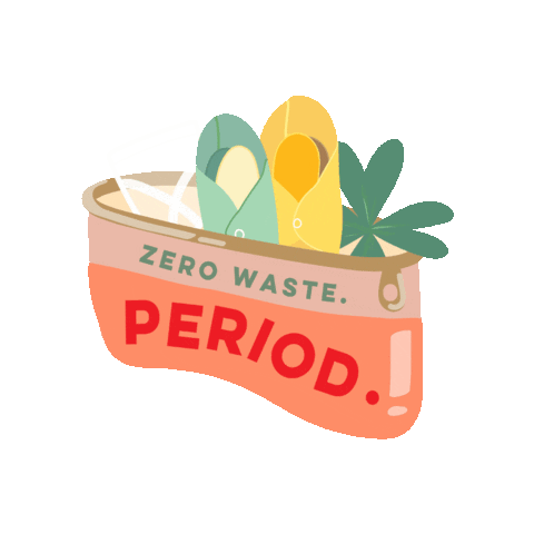 Period Zerowaste Sticker by GladRags