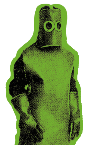 Radioactive Green Sticker