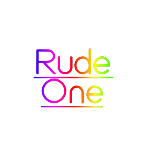 Rude one Sticker