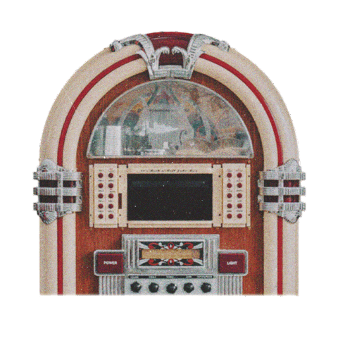 Country Music Jukebox Sticker by Mae Estes