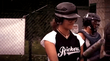 Batting Black Rickers GIF by Black Rickers Baseball Softball Club