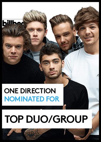 one direction top social artist GIF by Billboard Music Awards
