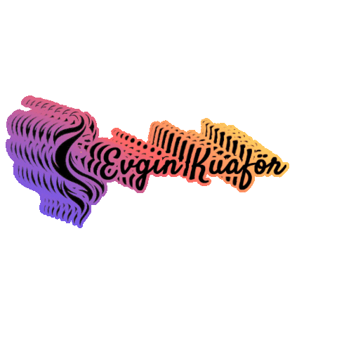 Evgin Kuaför Sticker