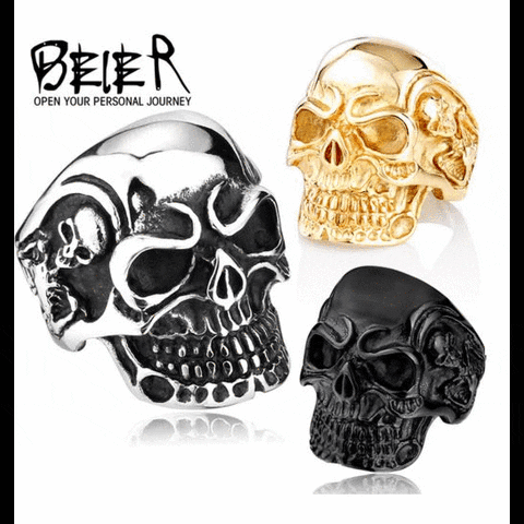 tblackbutterflys skull ring monterrey rings GIF
