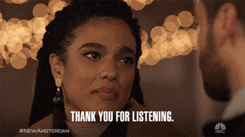 New Amsterdam Thank You GIF by NBC