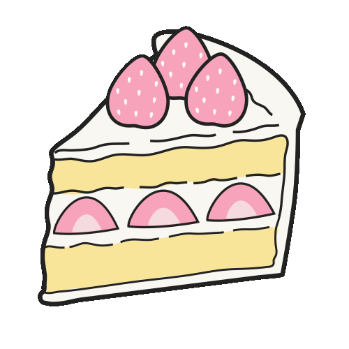 Bloating Strawberry Shortcake Sticker by Wonderbelly
