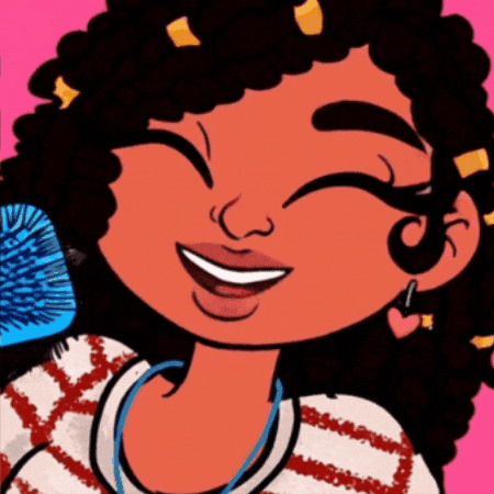 Afro Hair Singing GIF by Frobelles