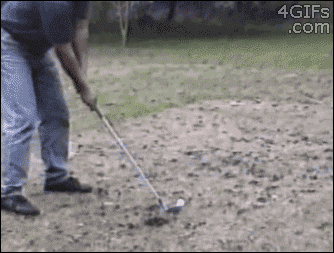 golf fail GIF