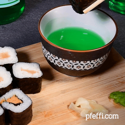 Sushi Sauce GIF by Pfeffi