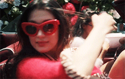 red sunglasses bella hadid GIF