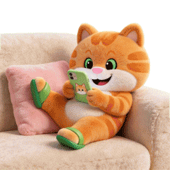 Cat Thumbs Up Sticker by UpStudiosWorld