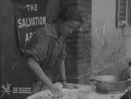 NationalWWIMuseum black and white baking military footage GIF