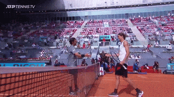 Greeting Best Friends GIF by Tennis TV
