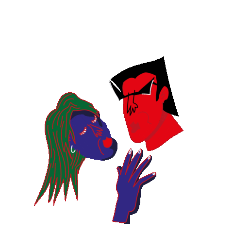 In Love Kiss Sticker