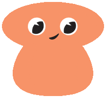 Wink Orange Sticker by Waterstones