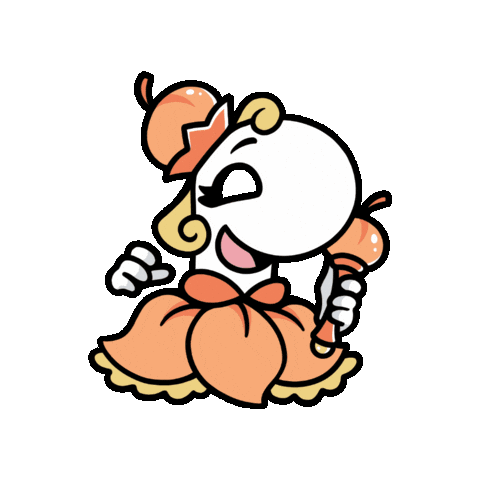 Peach Paulchen Sticker by Paulberger