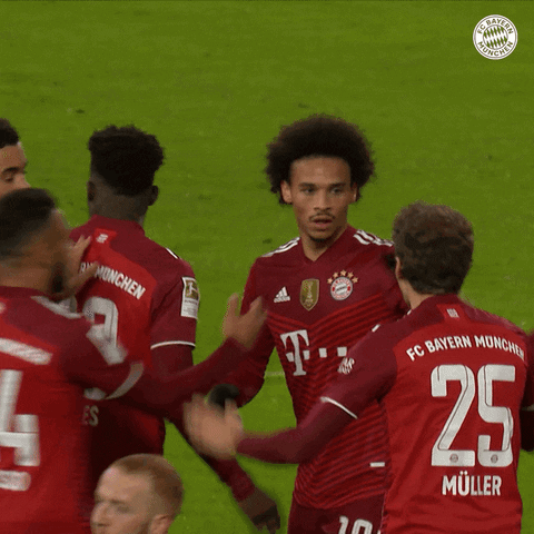 Soccer Celebrate GIF by FC Bayern Munich