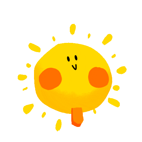 Sun Sunshine Sticker by Bos Animation