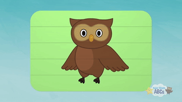 owl o GIF by Super Simple
