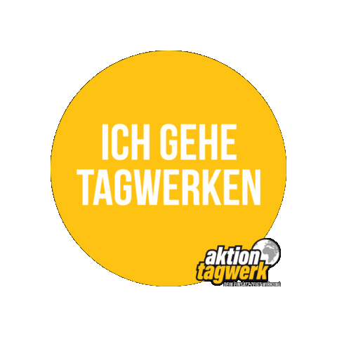 Aktion Tagwerk Sticker