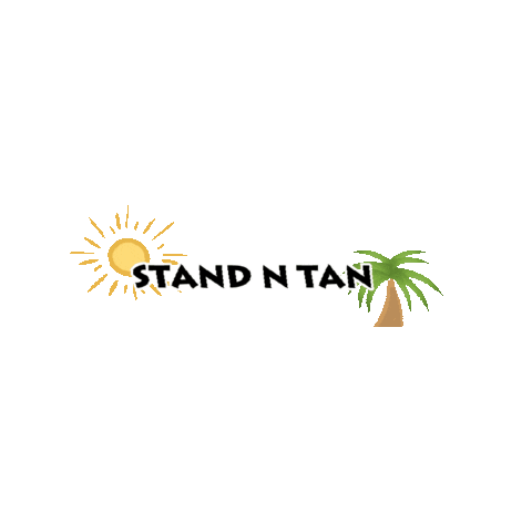 Stand N Tan Sticker