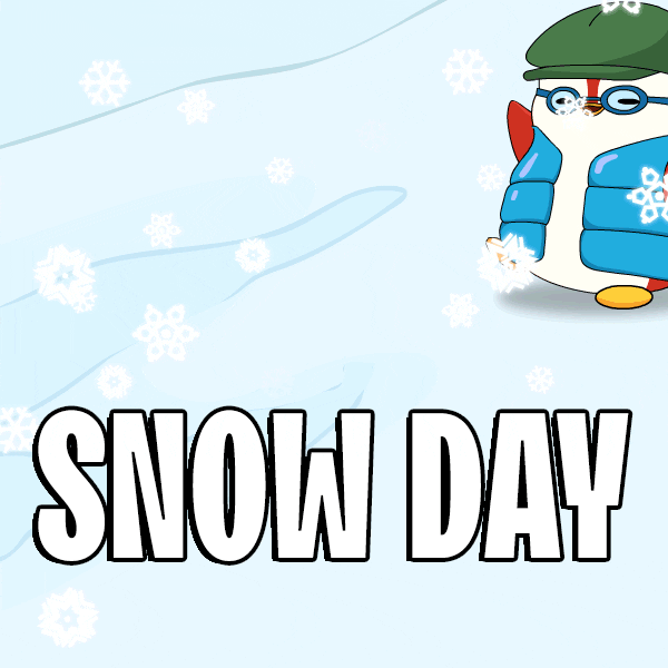 Happy Snow Day GIF by Pudgy Penguins