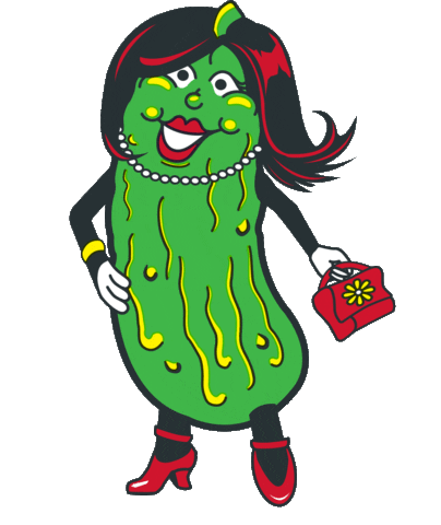 Pickle Hotmama Sticker by Van Holten's Pickles