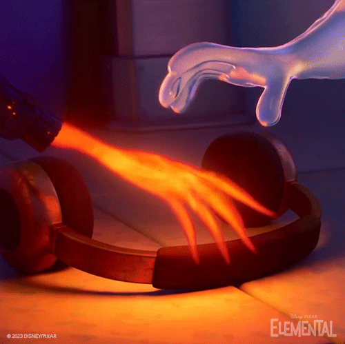 Fire And Water Animation GIF by Disney Pixar