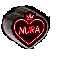 Heart Nura Sticker by NewRadiusRecords