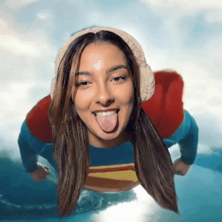 Superman Tongue Out GIF