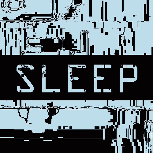 tired glitch GIF by XCOPY