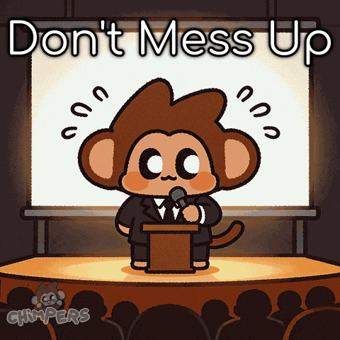 Nervous Why Me GIF by Chimpers