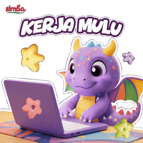 Workholic Kerja Mulu Sticker by Simba Cereal