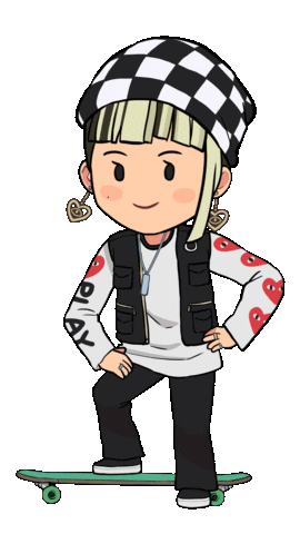 Girl Skate Sticker